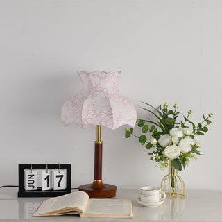 Elowen Vintage Floral Fabric Table Lamp