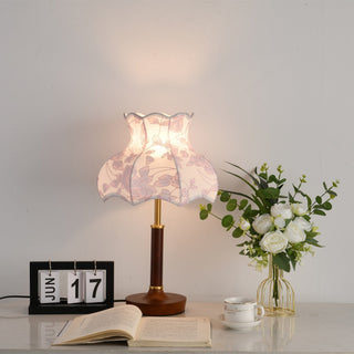 Elowen Vintage Floral Fabric Table Lamp