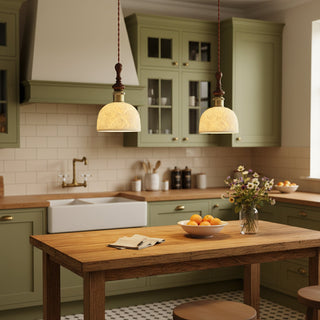 Mishya Textured Dome Pendant Light
