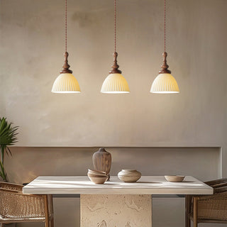 Mishya Textured Dome Pendant Light