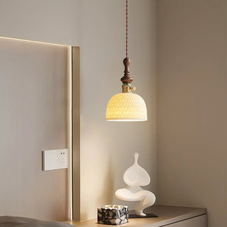 Mishya Textured Dome Pendant Light