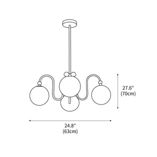 Mitzi Estee Modern Iron Chandelier