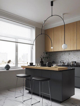 Mobile Minimalist Iron Chandelier