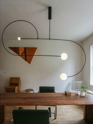 Mobile Minimalist Iron Chandelier