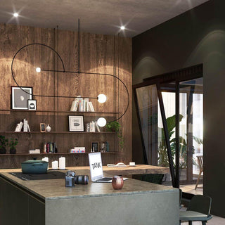 Mobile Minimalist Iron Chandelier