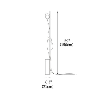 Modern LED Art Modern Metal Floor Light