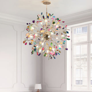 Orion Colorful Acrylic Chandelier