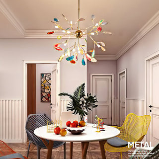 Orion Colorful Acrylic Chandelier