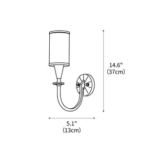 Charleston Contemporary Brass Wall Sconce