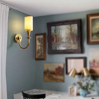 Charleston Contemporary Brass Wall Sconce