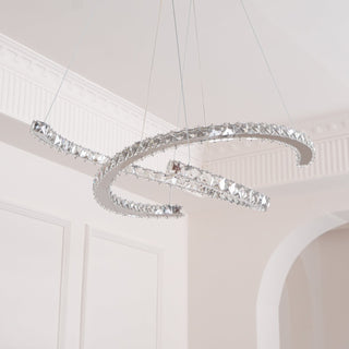 Modern Crystal Double C Luxury K9 Crystal Chandelier