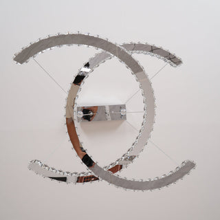 Modern Crystal Double C Luxury K9 Crystal Chandelier