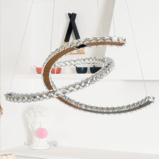 Modern Crystal Double C Luxury K9 Crystal Chandelier