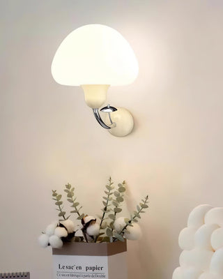 Molly Mushroom Natural Iron Wall Light