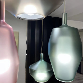 Moon Artisan Glass Cluster Pendant Light