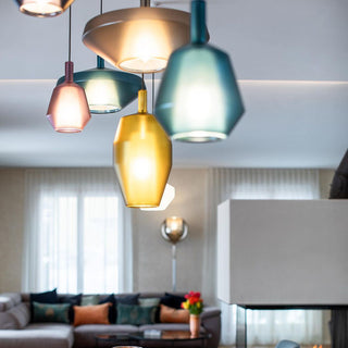 Moon Artisan Glass Cluster Pendant Light