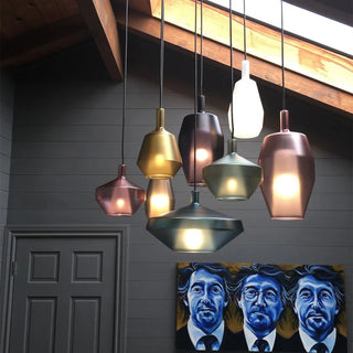 Moon Artisan Glass Cluster Pendant Light