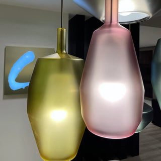 Moon Artisan Glass Cluster Pendant Light