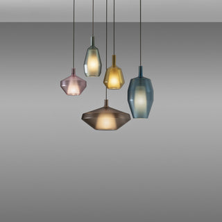 Moon Artisan Glass Cluster Pendant Light