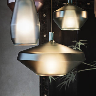 Moon Artisan Glass Cluster Pendant Light