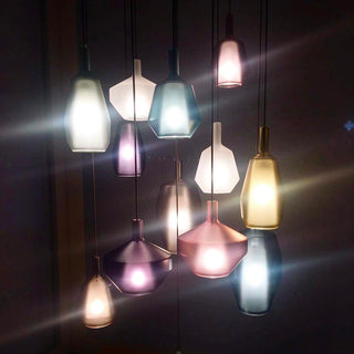 Moon Artisan Glass Cluster Pendant Light