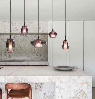 Moon Artisan Glass Cluster Pendant Light