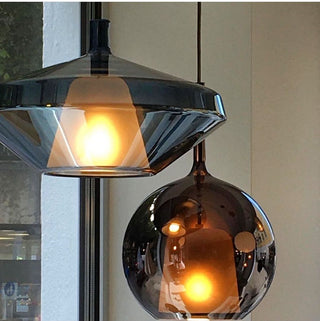 Moon Artisan Glass Cluster Pendant Light