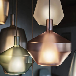 Moon Artisan Glass Cluster Pendant Light