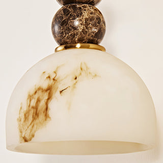 Elowen Modern Stone & Glass Wall Sconce