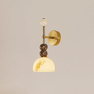 Elowen Modern Stone & Glass Wall Sconce