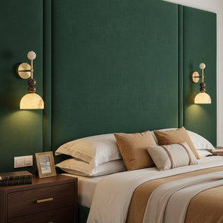 Elowen Modern Stone & Glass Wall Sconce