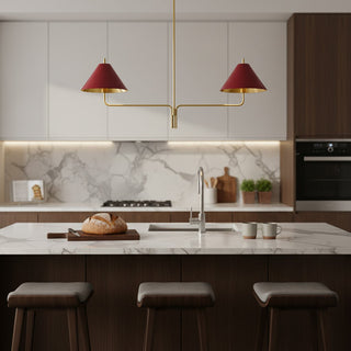 Monroe Modern Red Pendant Light