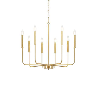 Monroe Farmhouse Brass Chandelier