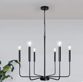 Monroe Farmhouse Brass Chandelier
