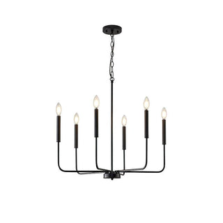 Monroe Farmhouse Brass Chandelier