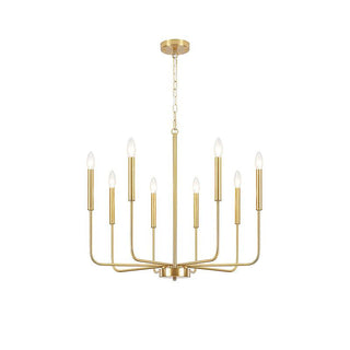 Monroe Farmhouse Brass Chandelier