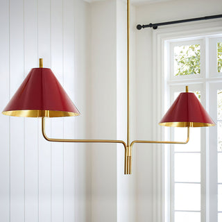 Monroe Modern Red Pendant Light