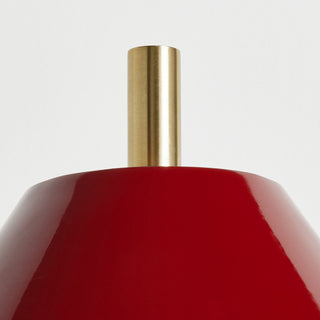 Monroe Mid-Century Brass Fabric Wall Sconce