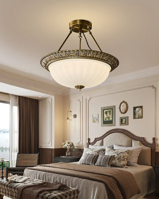 Montego Antique Brass Pendant Light