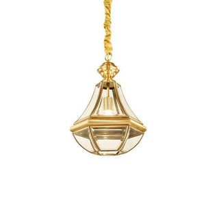 Monterey Vintage Brass Polished Brass Outdoor Pendant Light