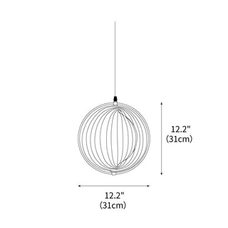 Moon Echo Sculptural High Molecular Polymer Pendant Light