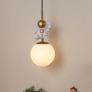 Moon Astronaut Modern Iron Pendant Light