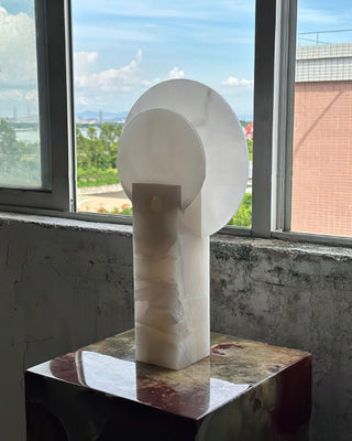 Moonlight Minimalist Natural Stone Table Light