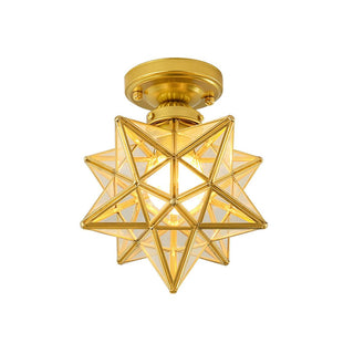 Moravian Whimsical Glass Ceiling Light