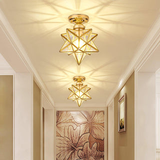 Moravian Whimsical Glass Ceiling Light