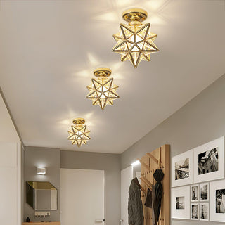 Moravian Whimsical Glass Ceiling Light