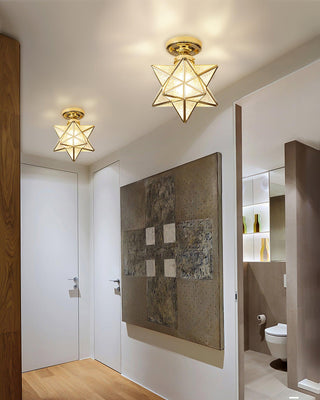 Moravian Whimsical Glass Ceiling Light