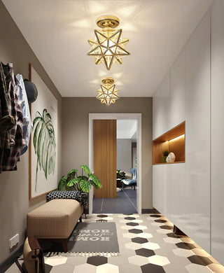 Moravian Whimsical Glass Ceiling Light