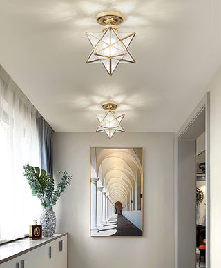 Moravian Whimsical Glass Ceiling Light
