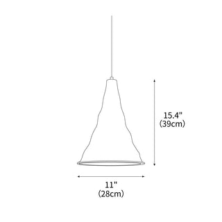 Mountain Peak Industrial Iron Pendant Light